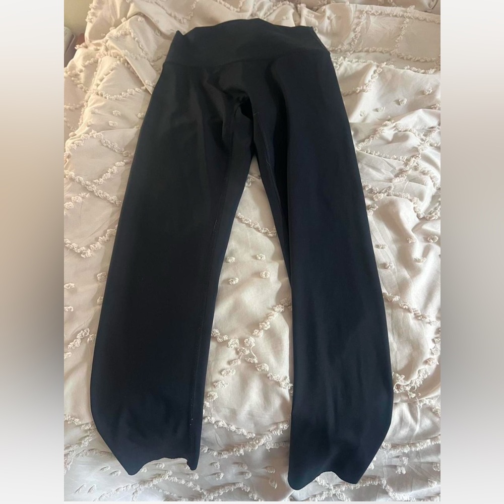 Black high waisted leggings from aerie